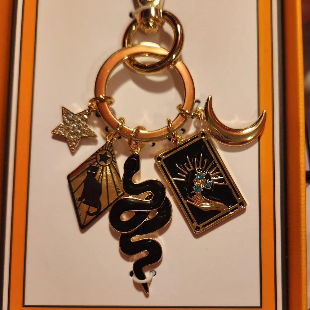 True To Form Halloween Theme Bag Charm Keychain